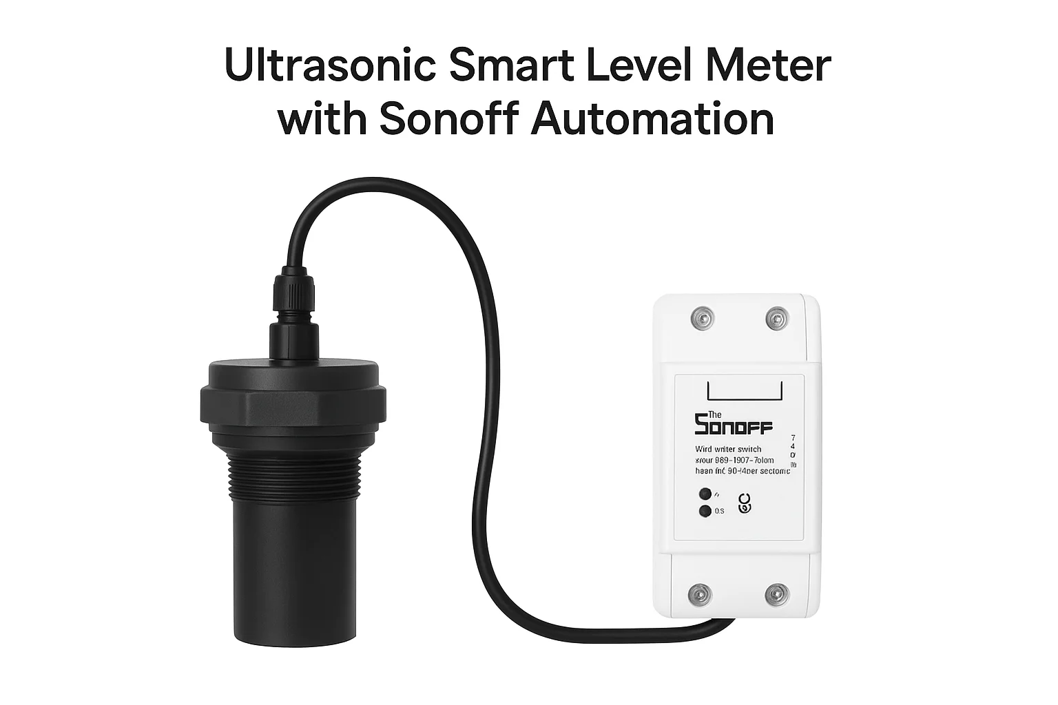 Sonoff Ultrasonic Smart level Meter Monitor