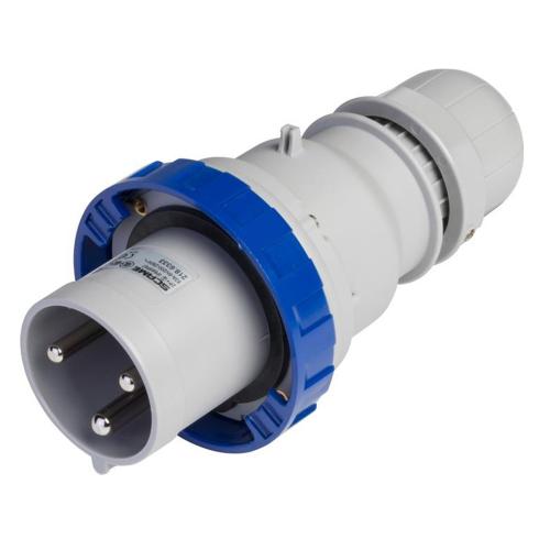 SCAME PLUG 63A/125A 2P+E 6H IP66/IP67/IP69 200-250V