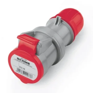 SCAME CONNECTOR  3P+N+E IP44 16A/32A 6H 346-415V AC