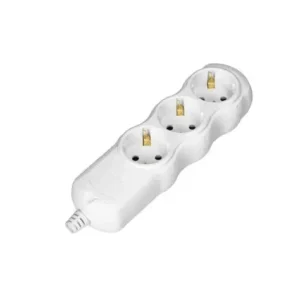 SCAME 3 SCHUKO WHITE 3x2P+E-16A