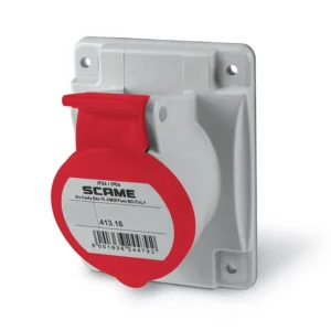 SCAME Flush-Mount SOCKET  3P+N+E IP44 16A/32A 6H