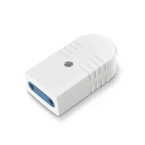 SCAME AZZURRA SOCKET 2P 10A WHITE
