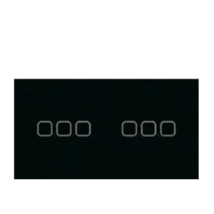 6-Gang Black Smart Switch & Socket
